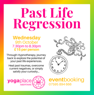 Past Life Regression with Eira Thomas at Yoga Place Abertawe