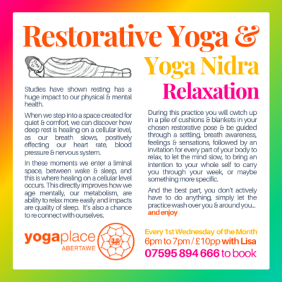 Wednesday Yoga Nidra Restorative Yoga & Pranayama Relaxation