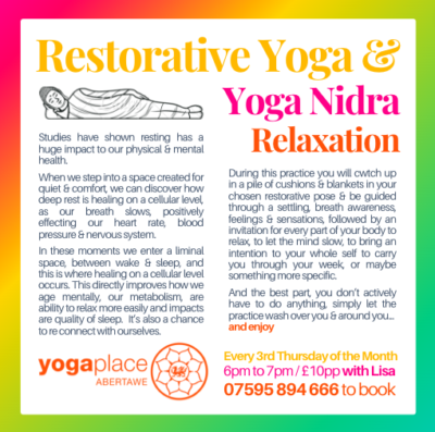 Wednesday Yoga Nidra Restorative Yoga & Pranayama Relaxation